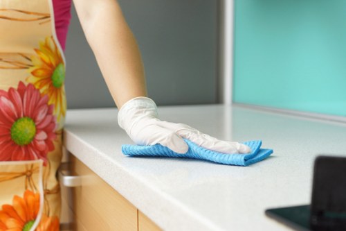 Professional move in cleaning for a Battersea apartment kitchen