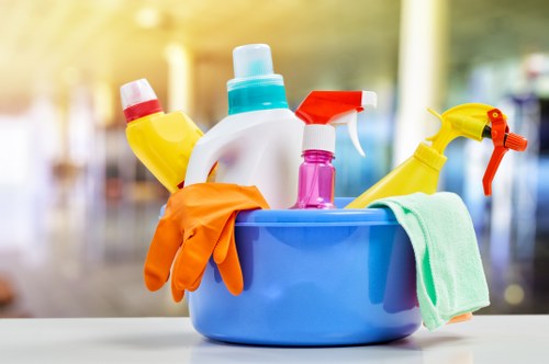 Local cleaners preparing a Battersea property for new occupants