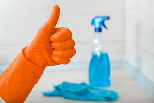 Detailed post-construction cleaning for a Battersea kitchen after renovation work